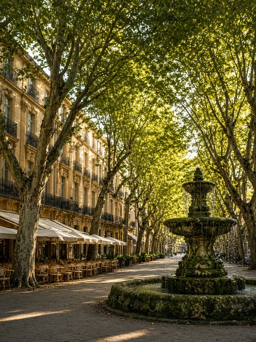 Sur le Cours Mirabeau